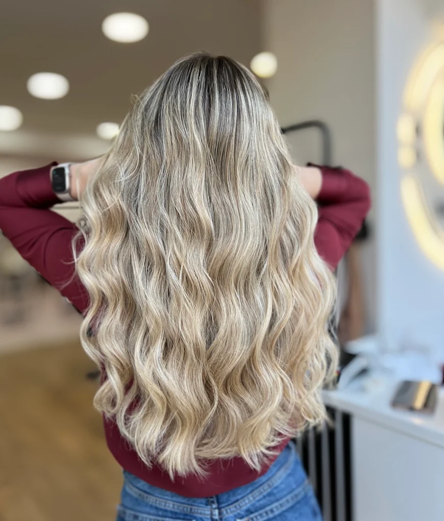 Blonde highlights at Ela Beauty Salon