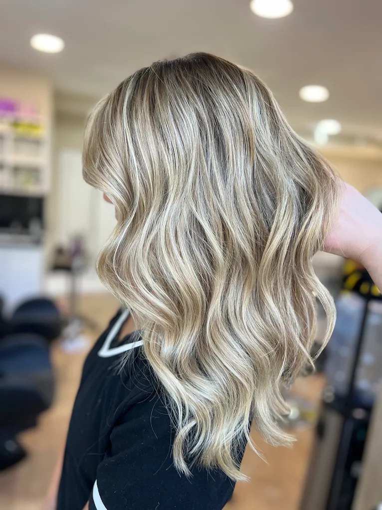 Blonde colour at Ela Beauty Salon